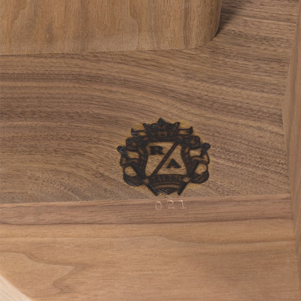 Fraya Round Walnut Cocktail Table - Live from Detroit™ Macro 4